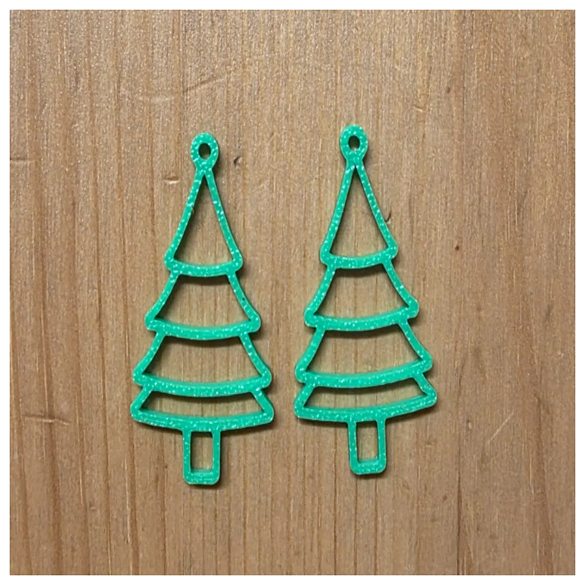 christmas tree earrings for women holiday party festive jewelry