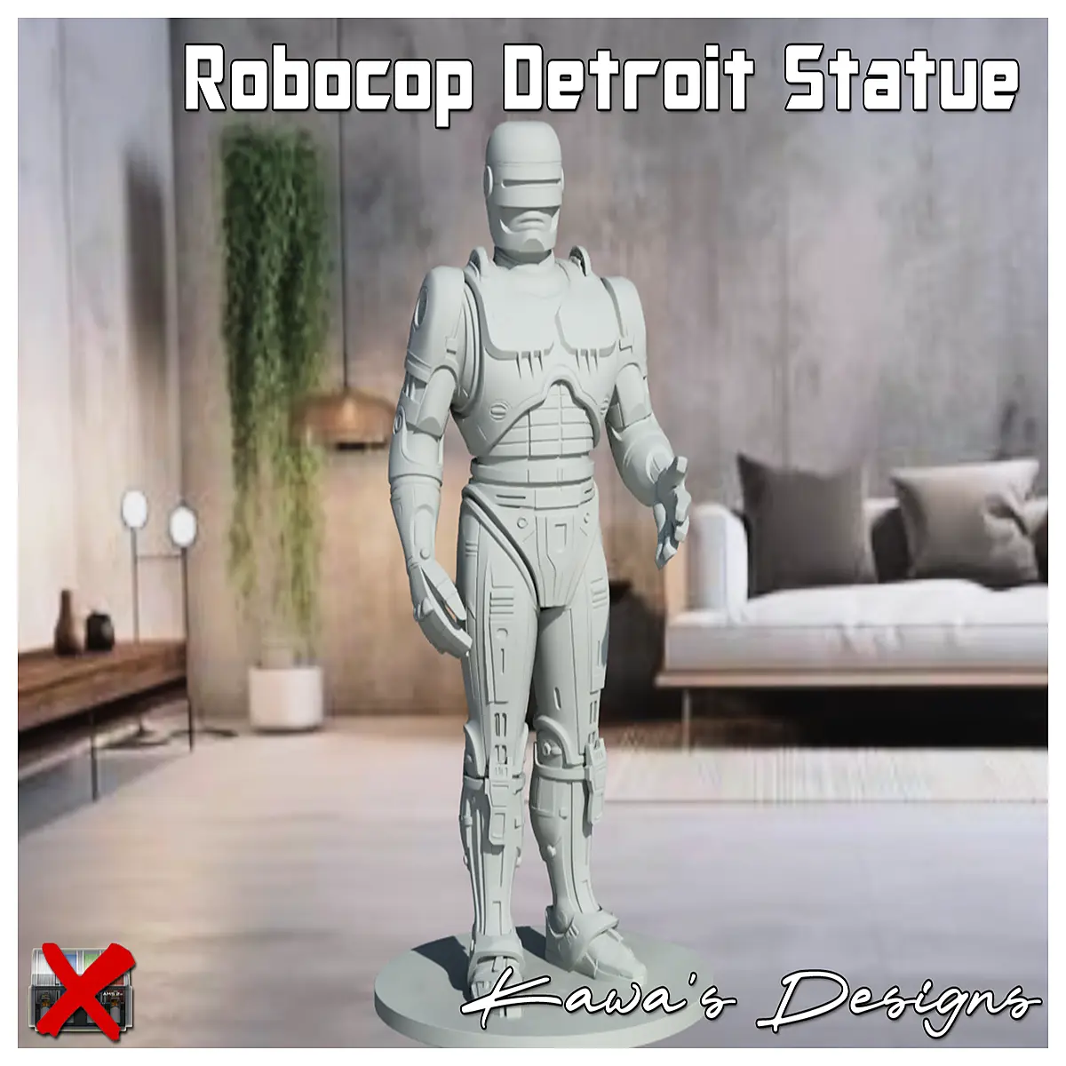 robocop statue detroit police officer action figure collectible resin for desk home decor