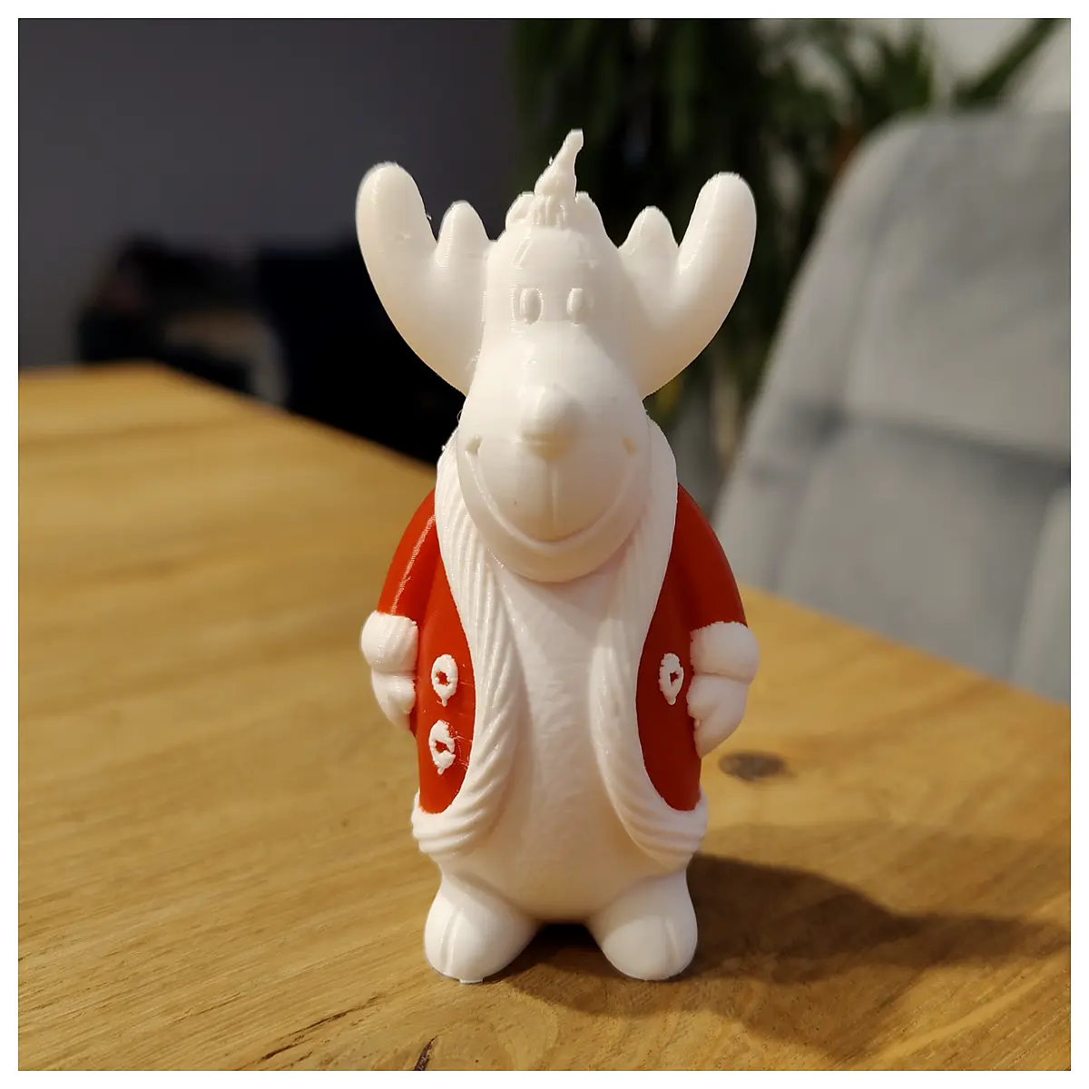 reindeer decoration no needed self standing holiday decor