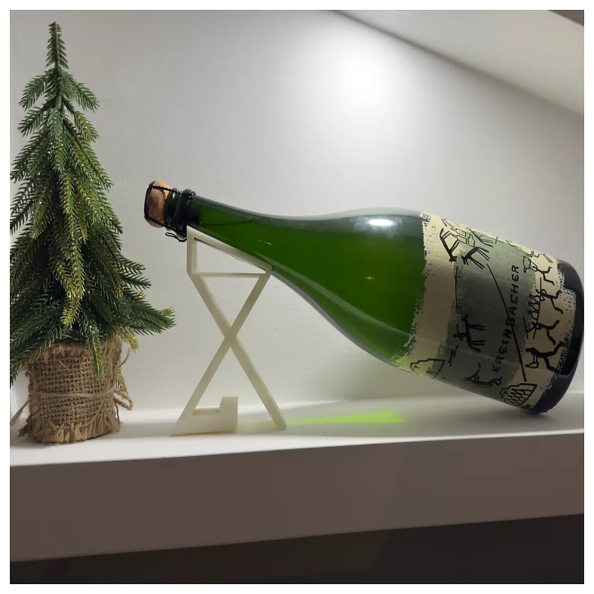 champagne bottle holder shelf for kitchen cabinet counter wine rack organizer storage
