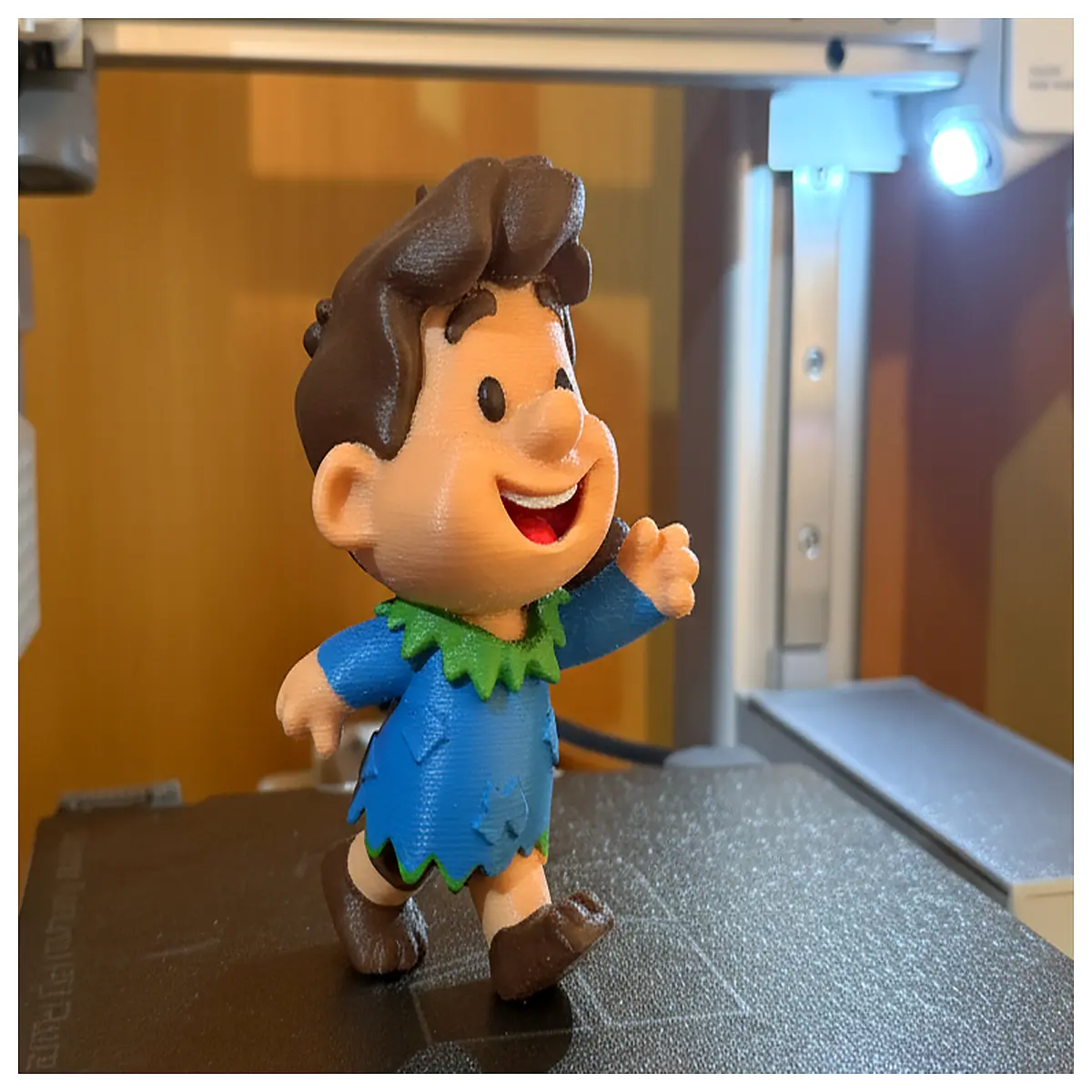 cute barney rubble vinyl figure flintstones mini collectible toy retro cartoon character bobblehead gift