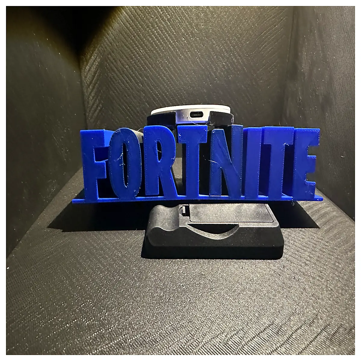 charging station desk organizer with gaming setup accessories for battle royale fans