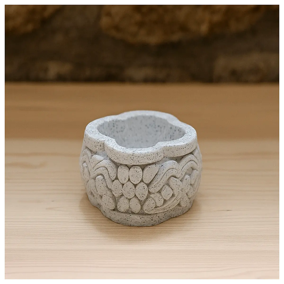 star stone angel garden bowl decorative planter for patio outdoor decor