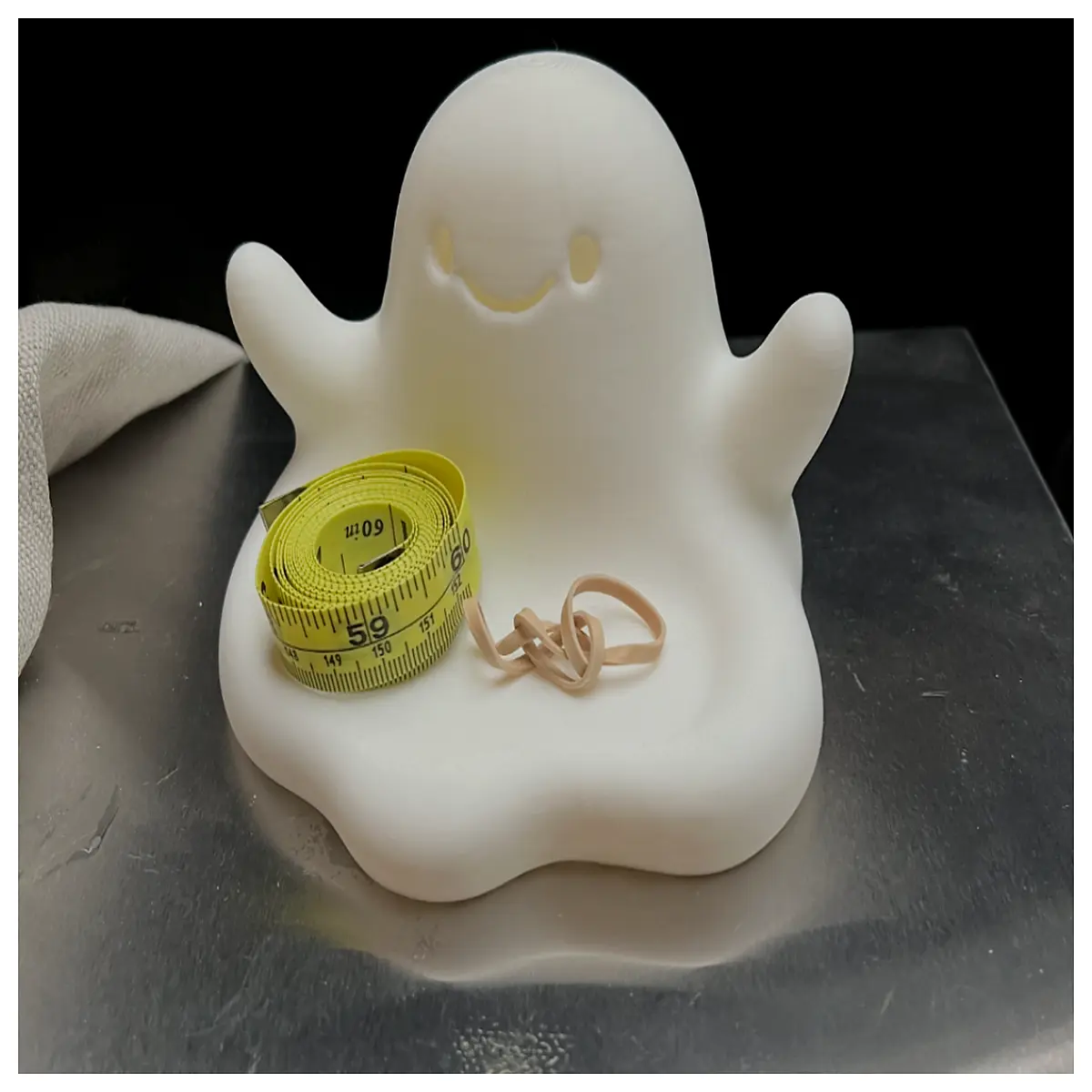 funny puddle buddy tray keychain ring coin holder cute smiley face desk organizer kids