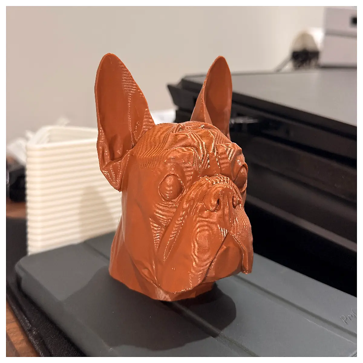 low poly french bulldog portrait vector scalable geometric dog avatar minimalist frenchie design