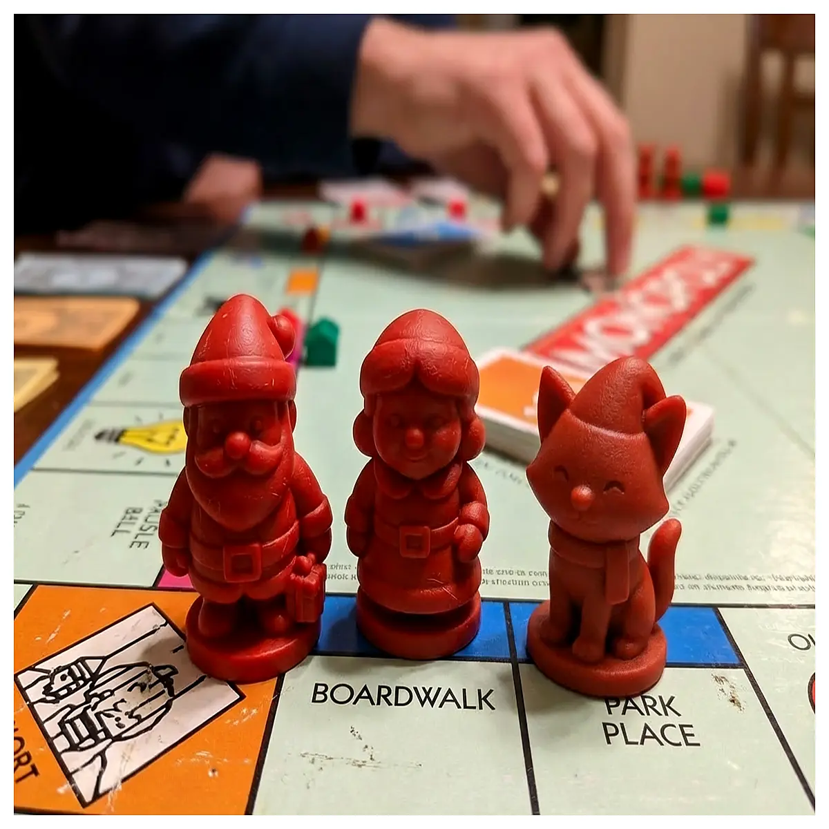 christmas board game pieces replacement snow cat