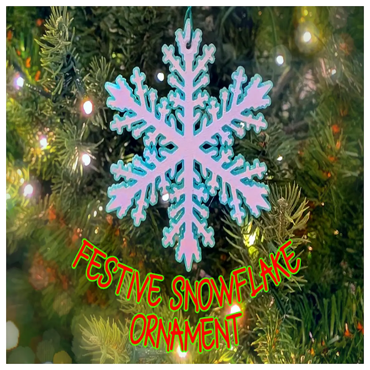 artificial snowflake hanging decorations for christmas tree holiday party window wall craft diy winter wonderland decor