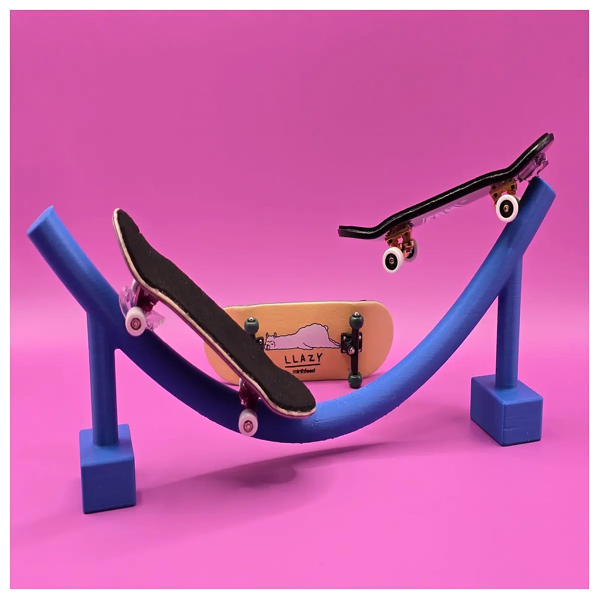 u shaped curve fingerboard trick stick pro grip longboard for advanced street tricks and technical riding