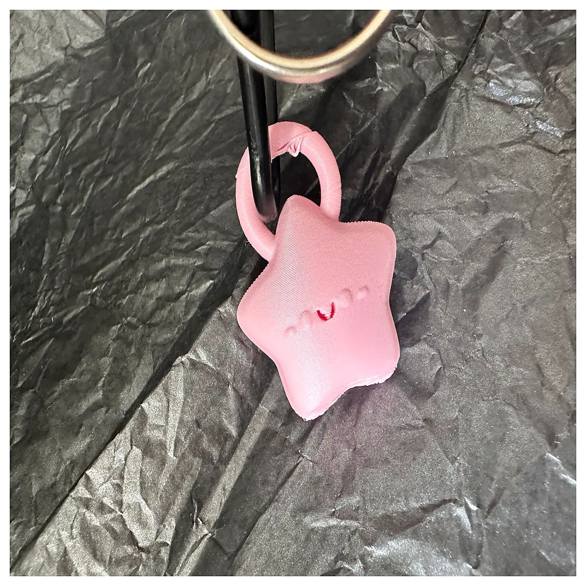 mini star charm keychain for bags cute metal pendant accessory