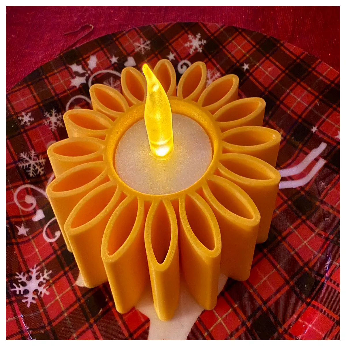 sunflower tea candles for home decor yellow floral votive holders summer aesthetic table centerpieces