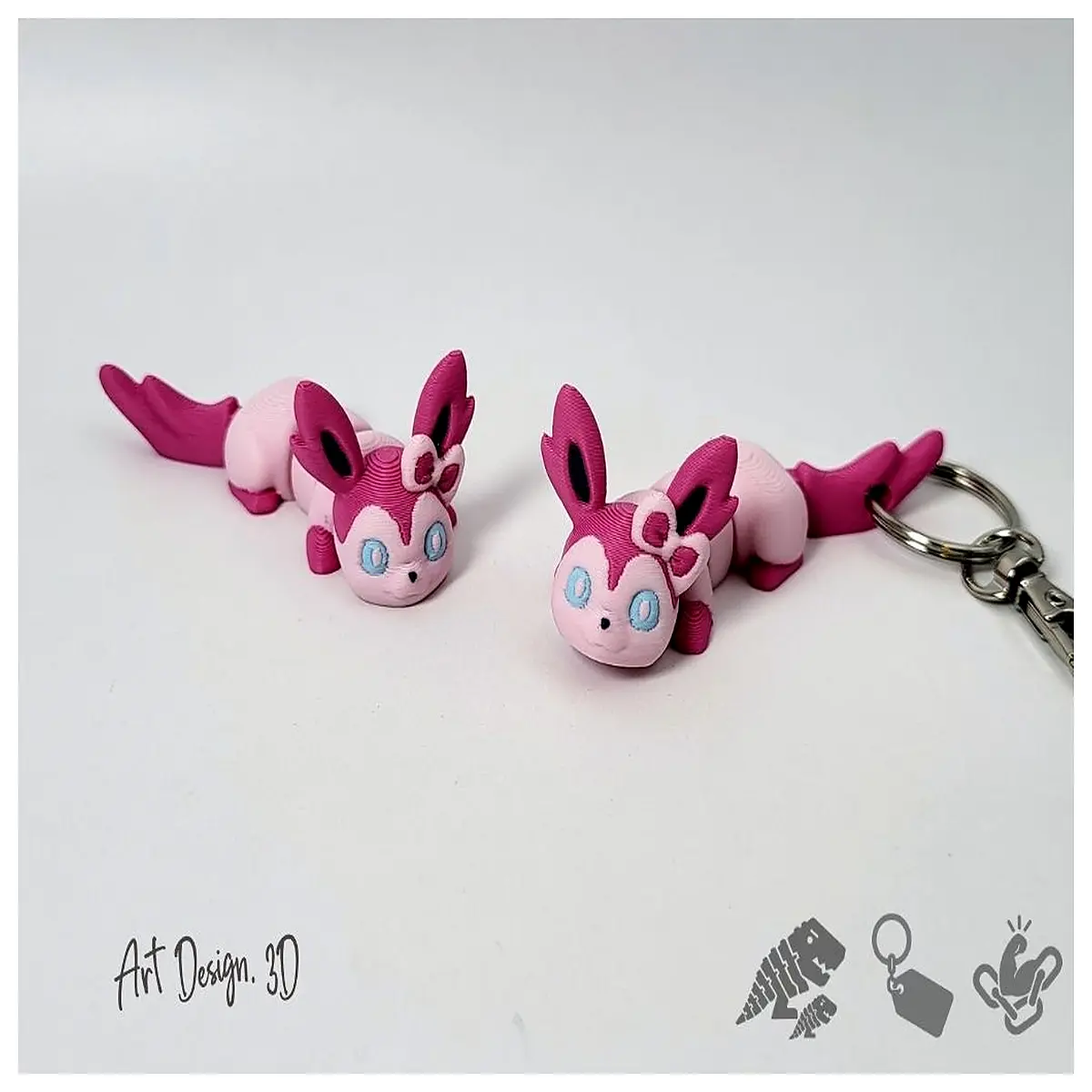 articulated fox plush with movable joints sturdy ball jointed animal doll for posing and