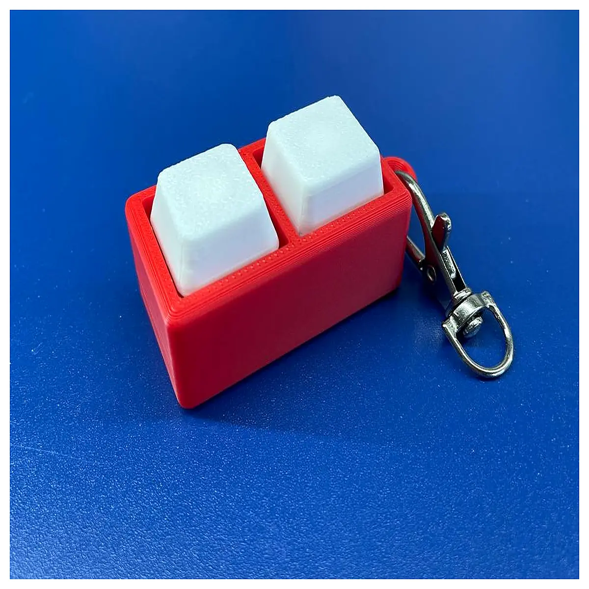 fidget keychain with dual silicone it caps stress relief anti anxiety toy for pocket carry