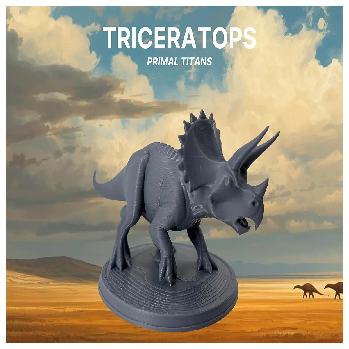 triceratops dinosaur statue for kids room decor realistic plastic toy figure prehistoric animal gift
