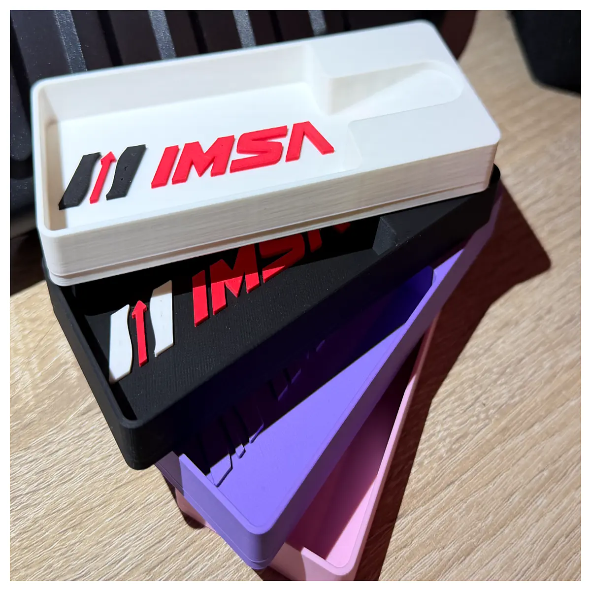 modern acrylic business card holder desktop organizer for office desk supplies