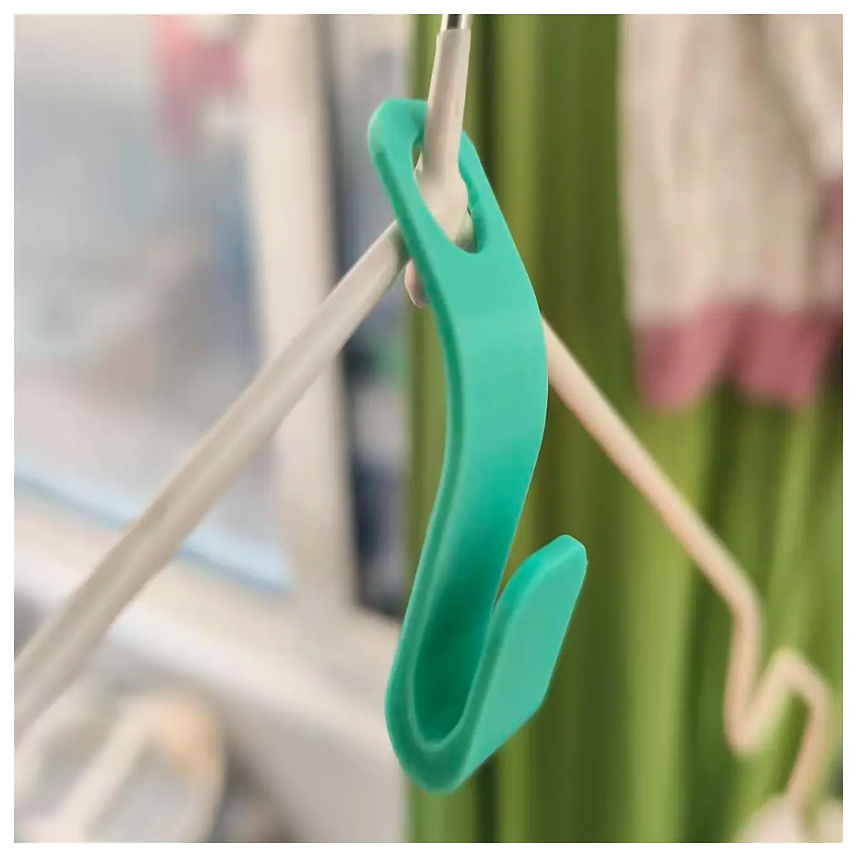 stackable clothes hanger hooks for closet organization space saving vertical hanging rod