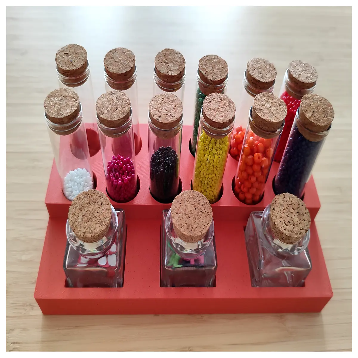 bead organizer box with compartments for jewelry making supplies storage