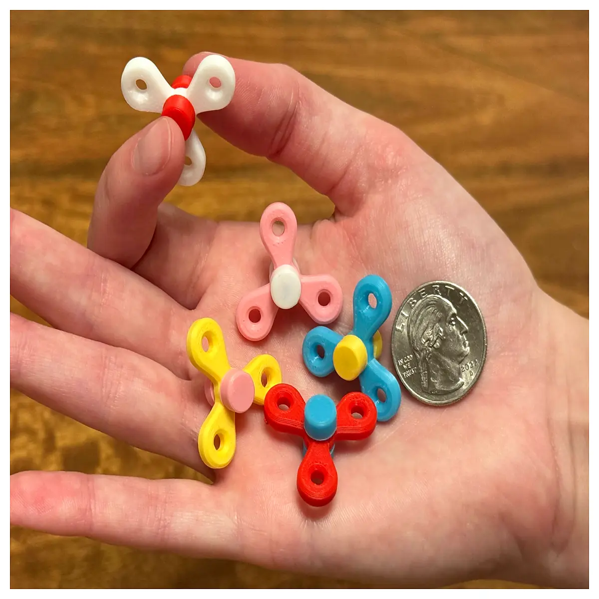 mini stress relief fidget spinner 15g metal anti anxiety pocket toy for adults kids aid