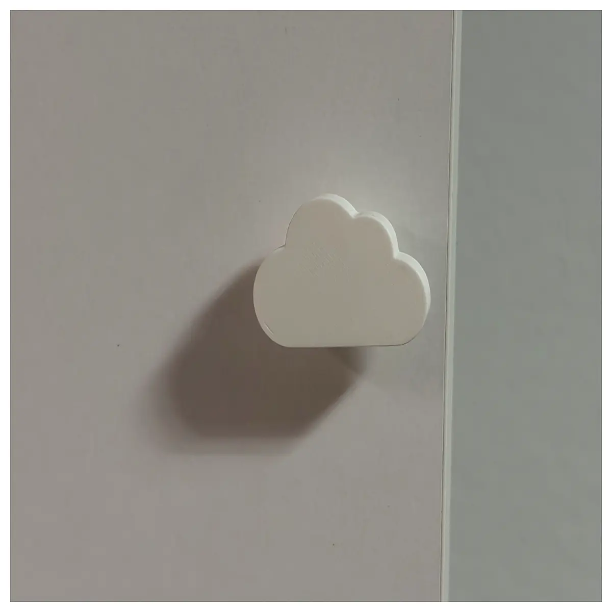 cloud shaped door handle modern minimalist cabinet knob bedroom furniture hardware matte white pull