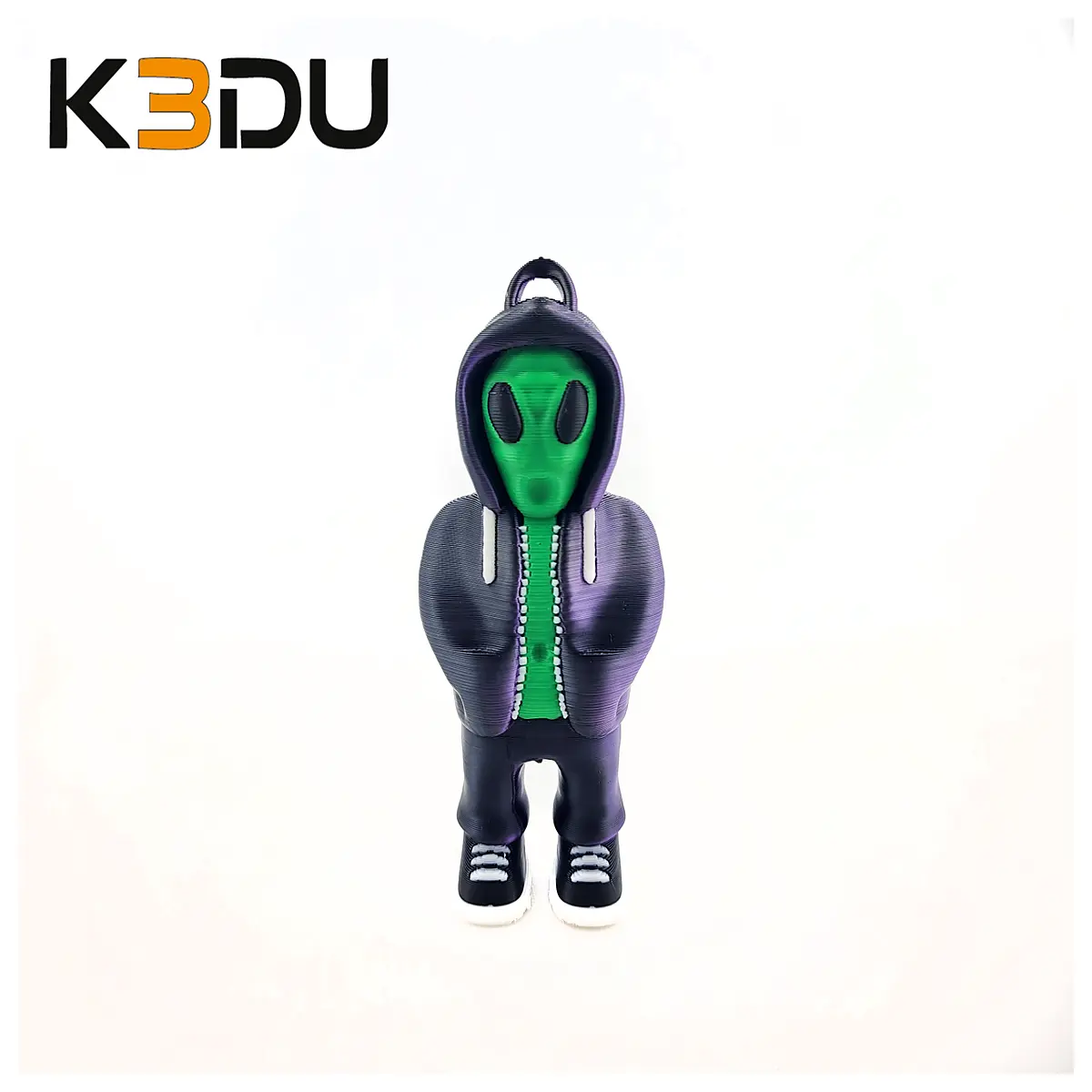 alien keychain wearing sportswear funny alien mascot toy sci fi character bag charm space alien pendant for backpacks cute extraterrestrial accessory