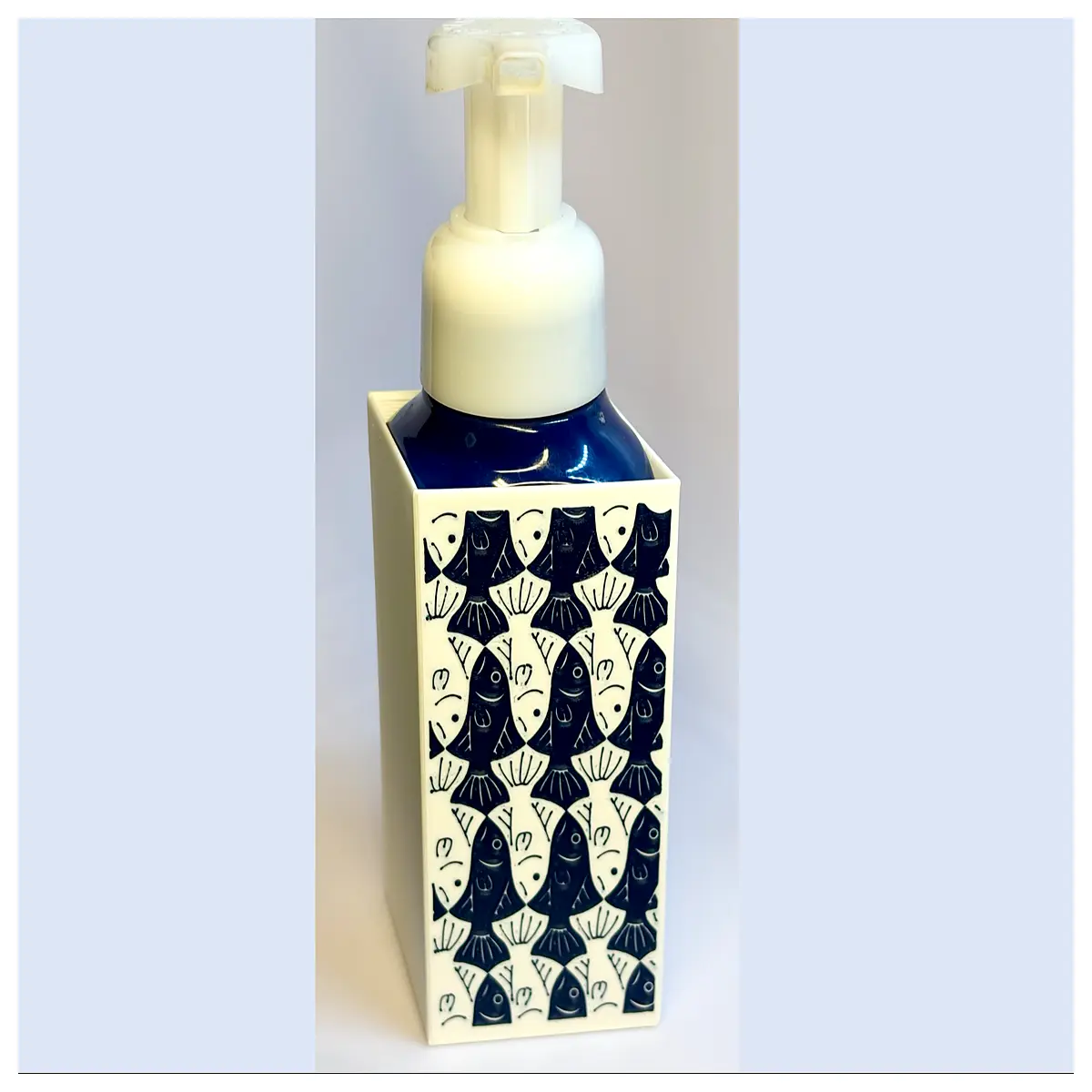 cute fish soap dispenser cover silicone protective sleeve for liquid hand soap bottle decoration