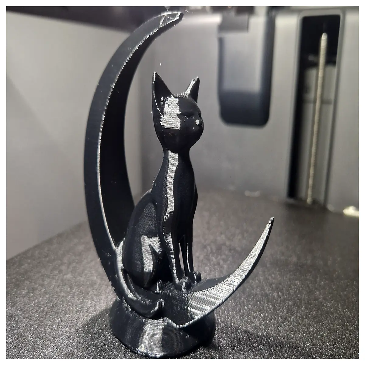 cute cat desk ornament kawaii animal figurine for office decor small plush toy statue desktop accessory gift