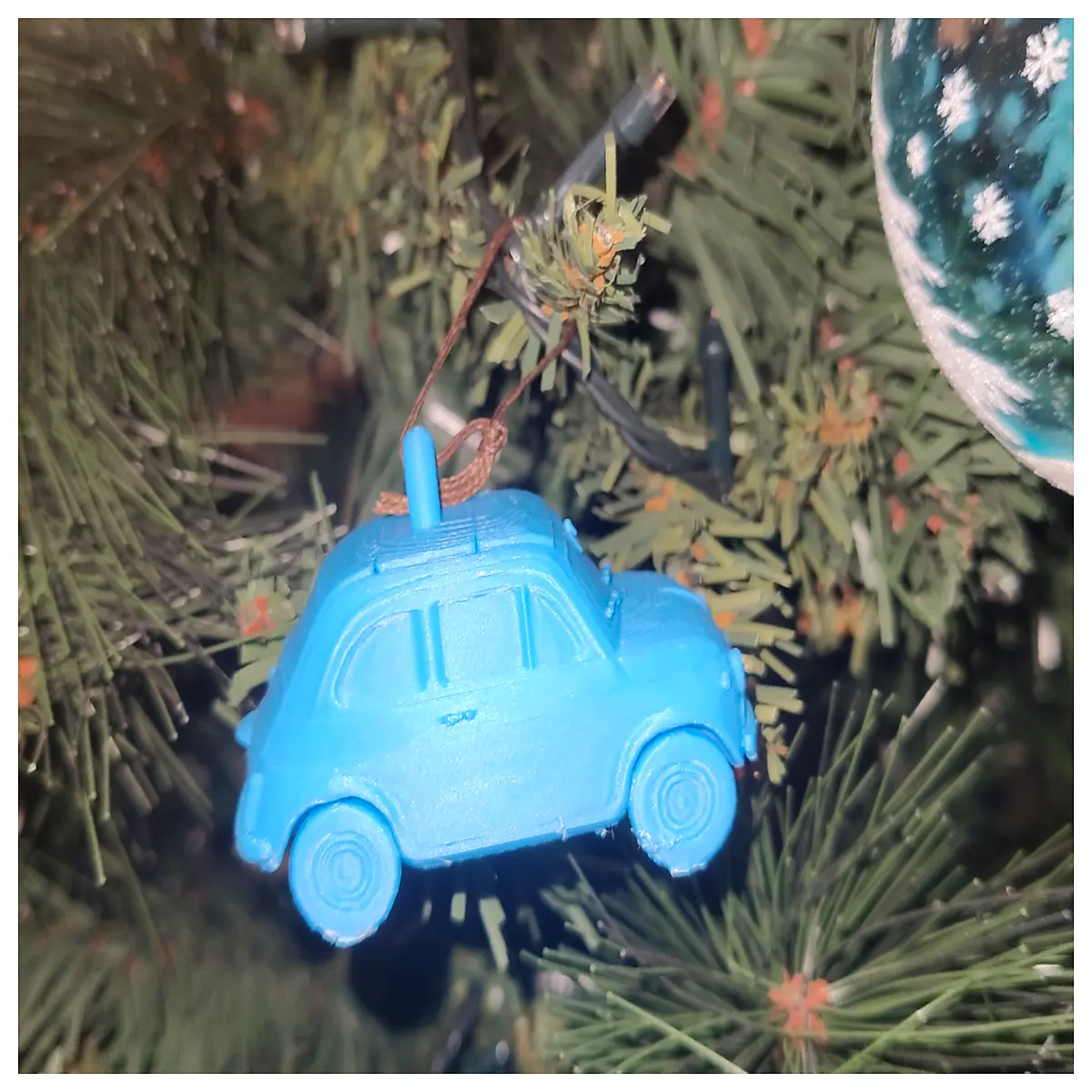 car shaped christmas tree ornament italy design hanging bauble auto lover gift