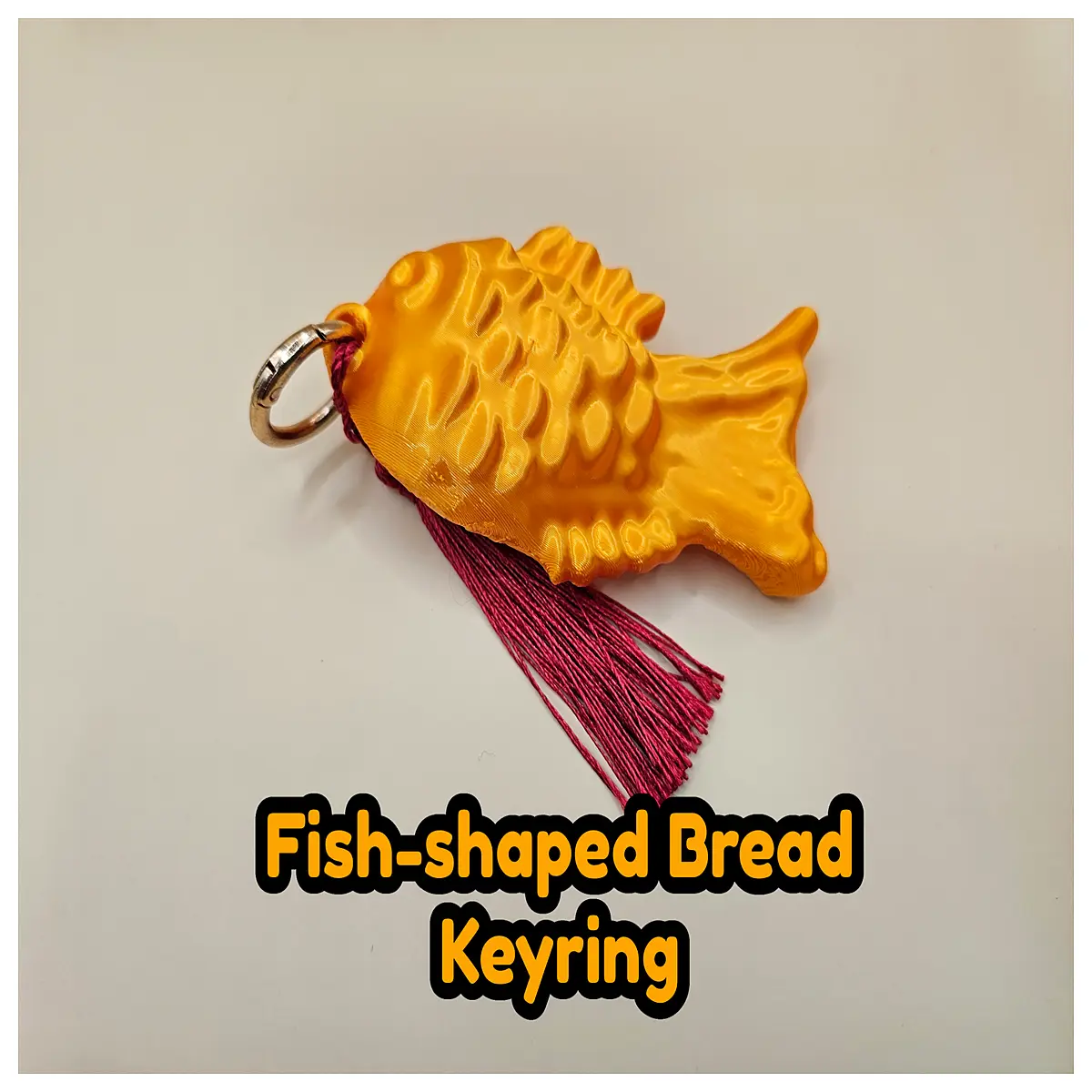 cute fish shaped bread keychain bag charm for backpacks purses soft silicone food toy kids and students