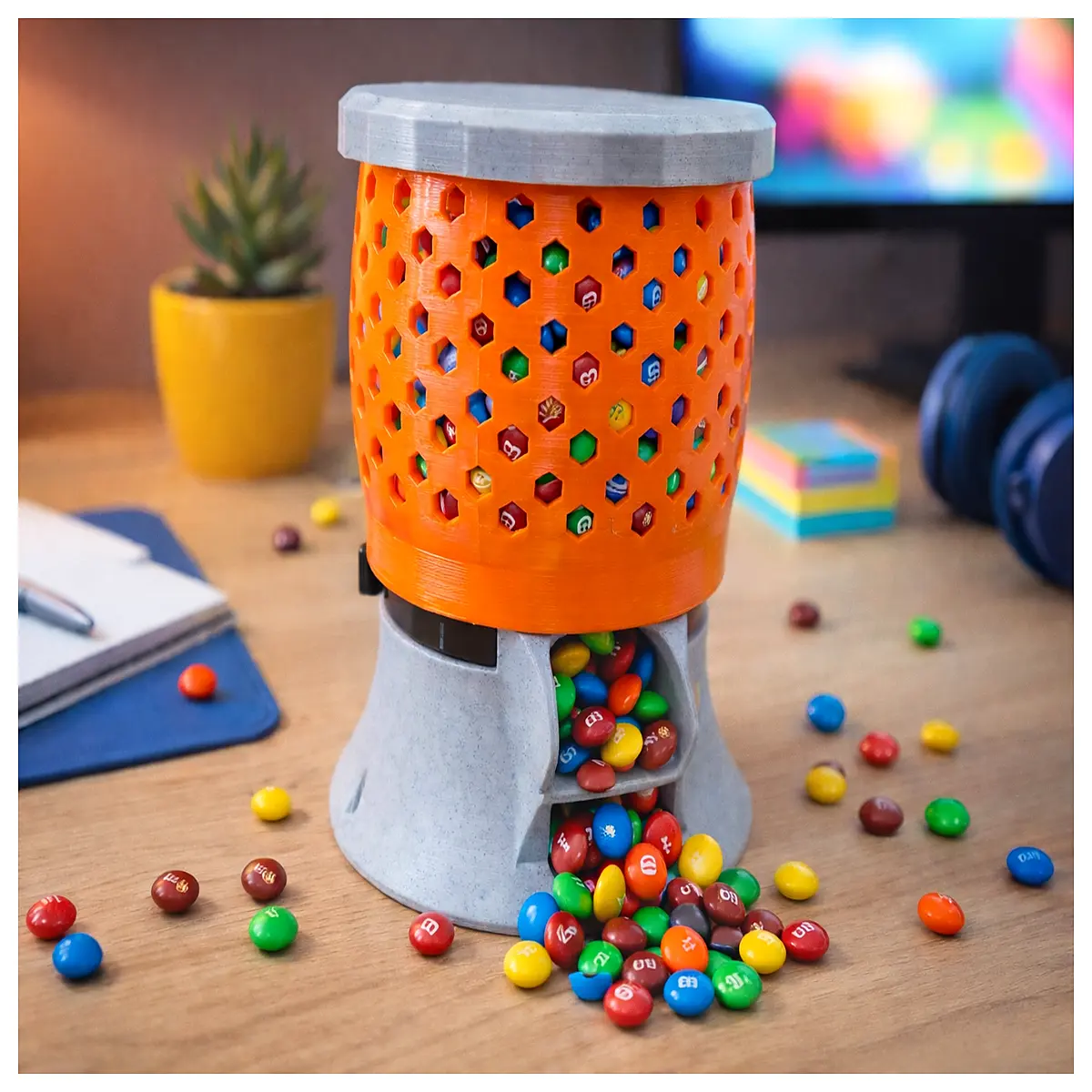 automatic candy dispenser for kids party favors bulk sweets jar with timer