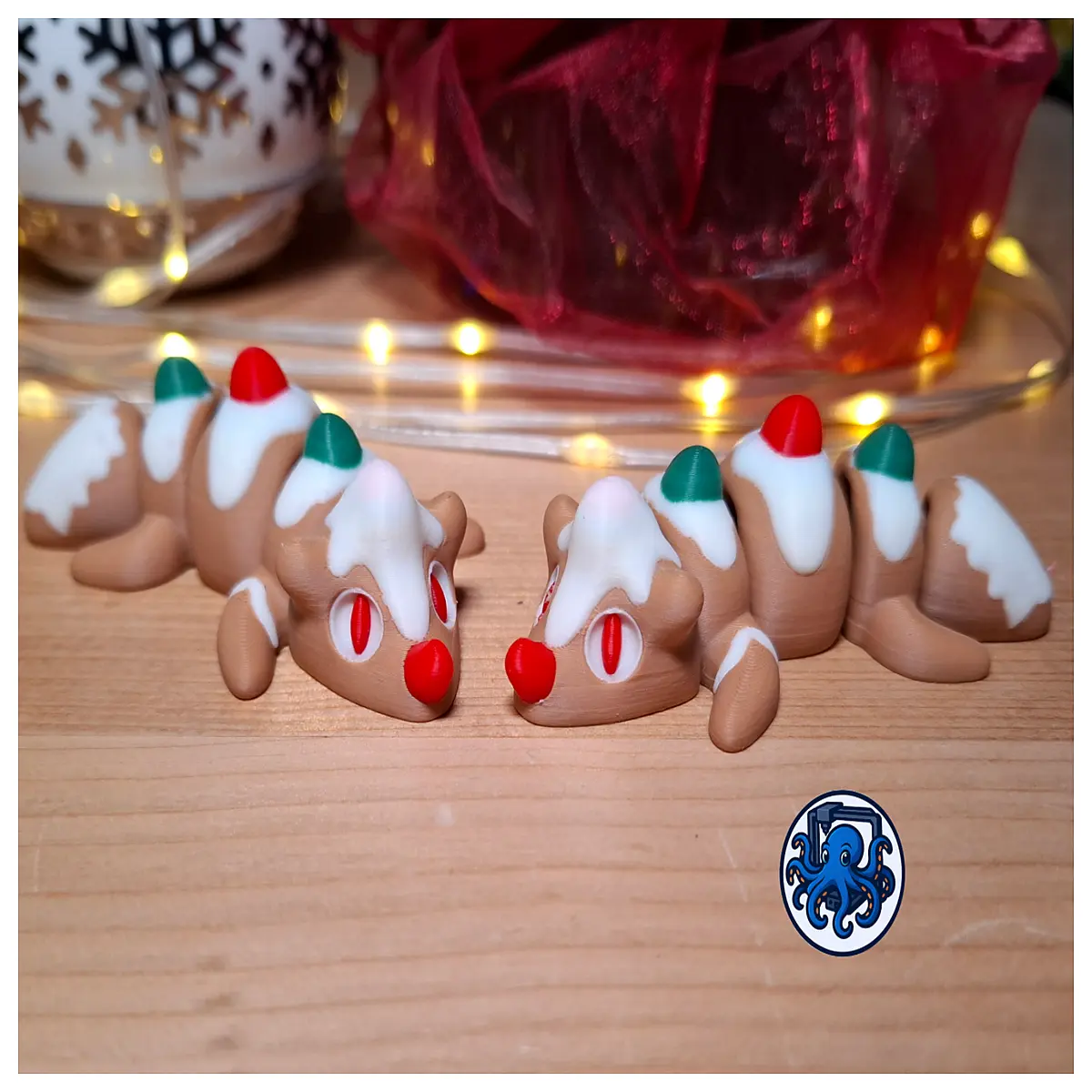 movable gingerbread dragon christmas decoration holiday party prop