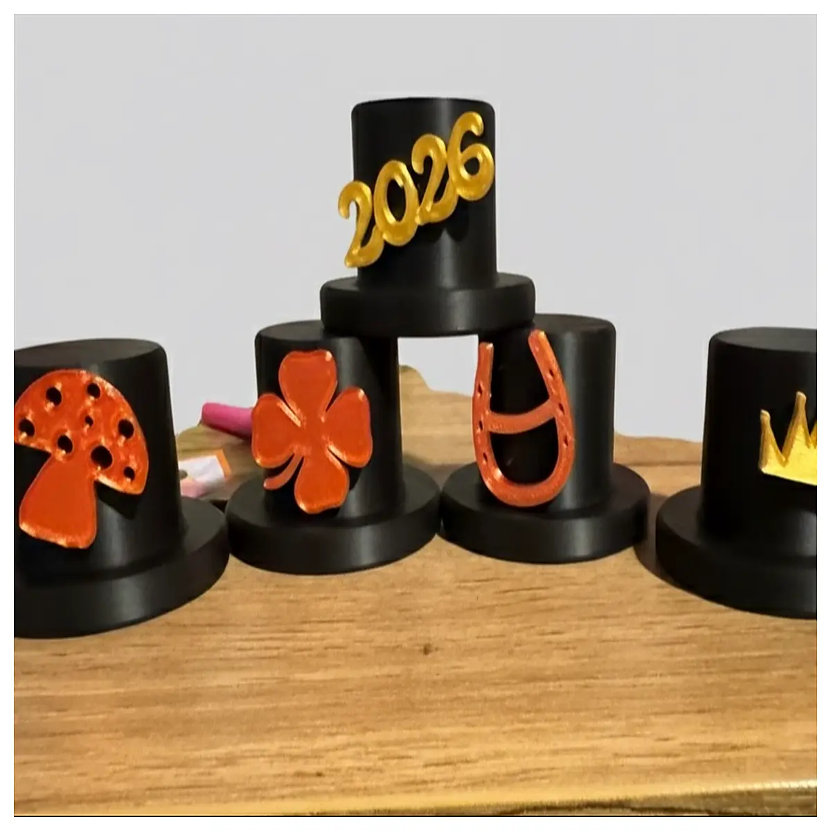 cylindrical pin holder organizer with safety clips for office desk supplies storage