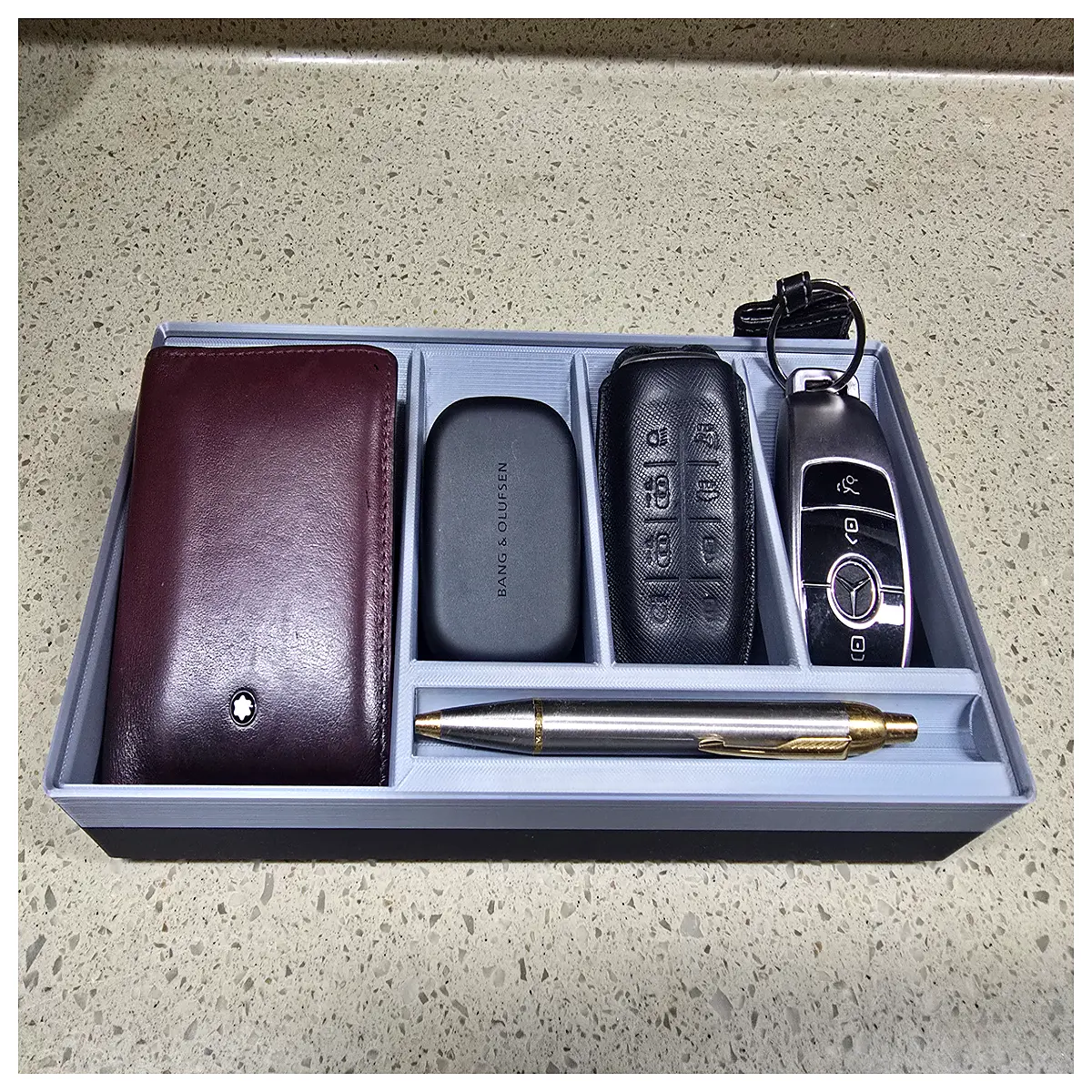 minimalist slim wallet with integrated key holder clip for men and women rfid blocking leather card case organizer
