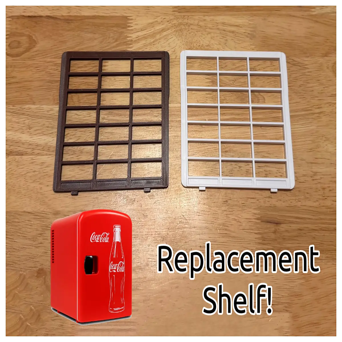 mini fridge shelf replacement parts for cooler organizer storage rack insert
