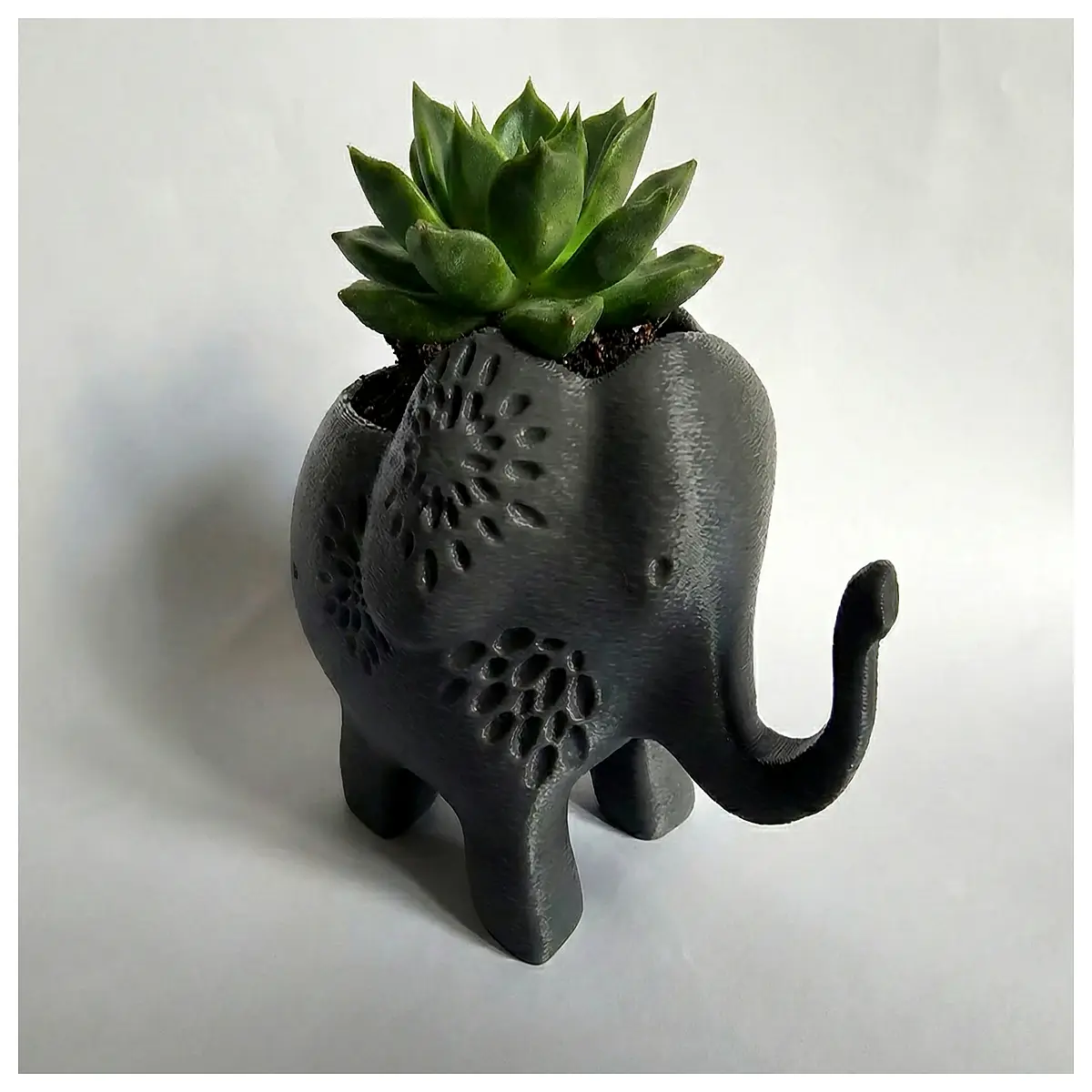 cute elephant planter for indoor plants succulent pots decorative garden statue resin flower pot