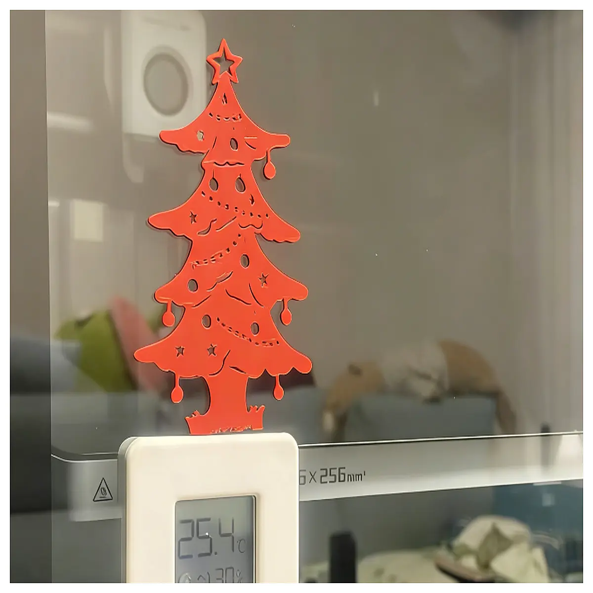 christmas window clings trees snowflakes decals for glass doors holiday decor