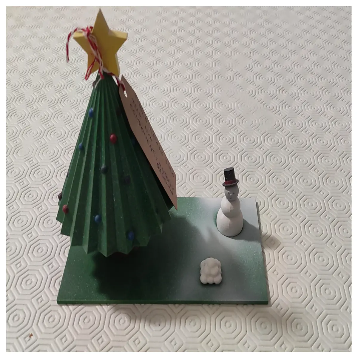 paper craft christmas models diy assembly toys holiday decorations for kids adults