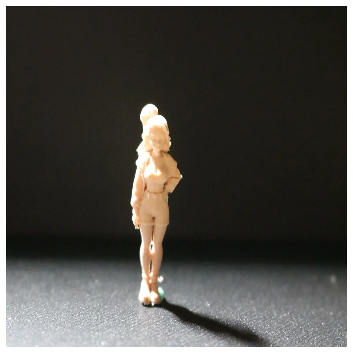 164 scale girl doll figure hand on hip pose collectible anime character toy