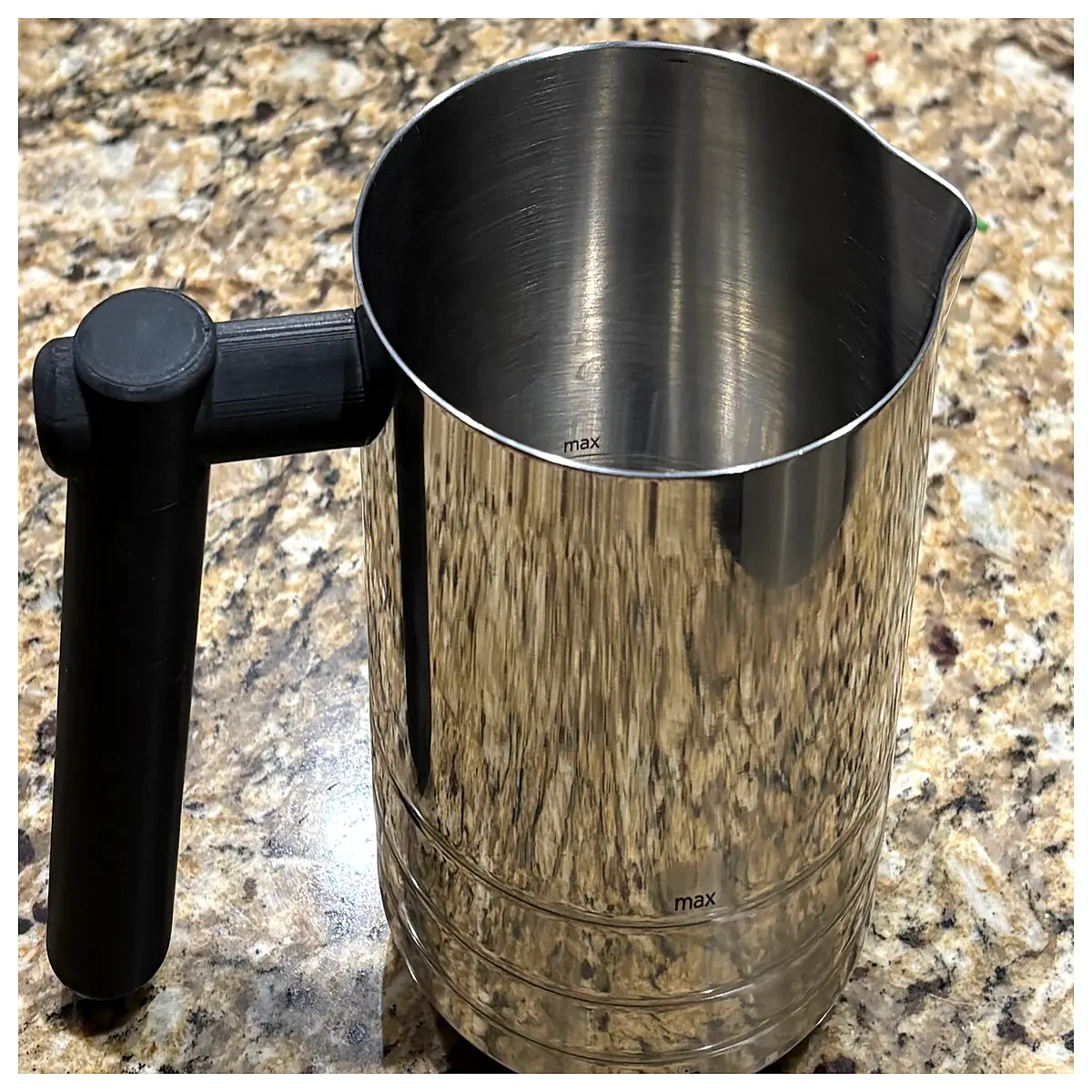 ninja luxe cafe milk pitcher handle replacement part compatible with frother