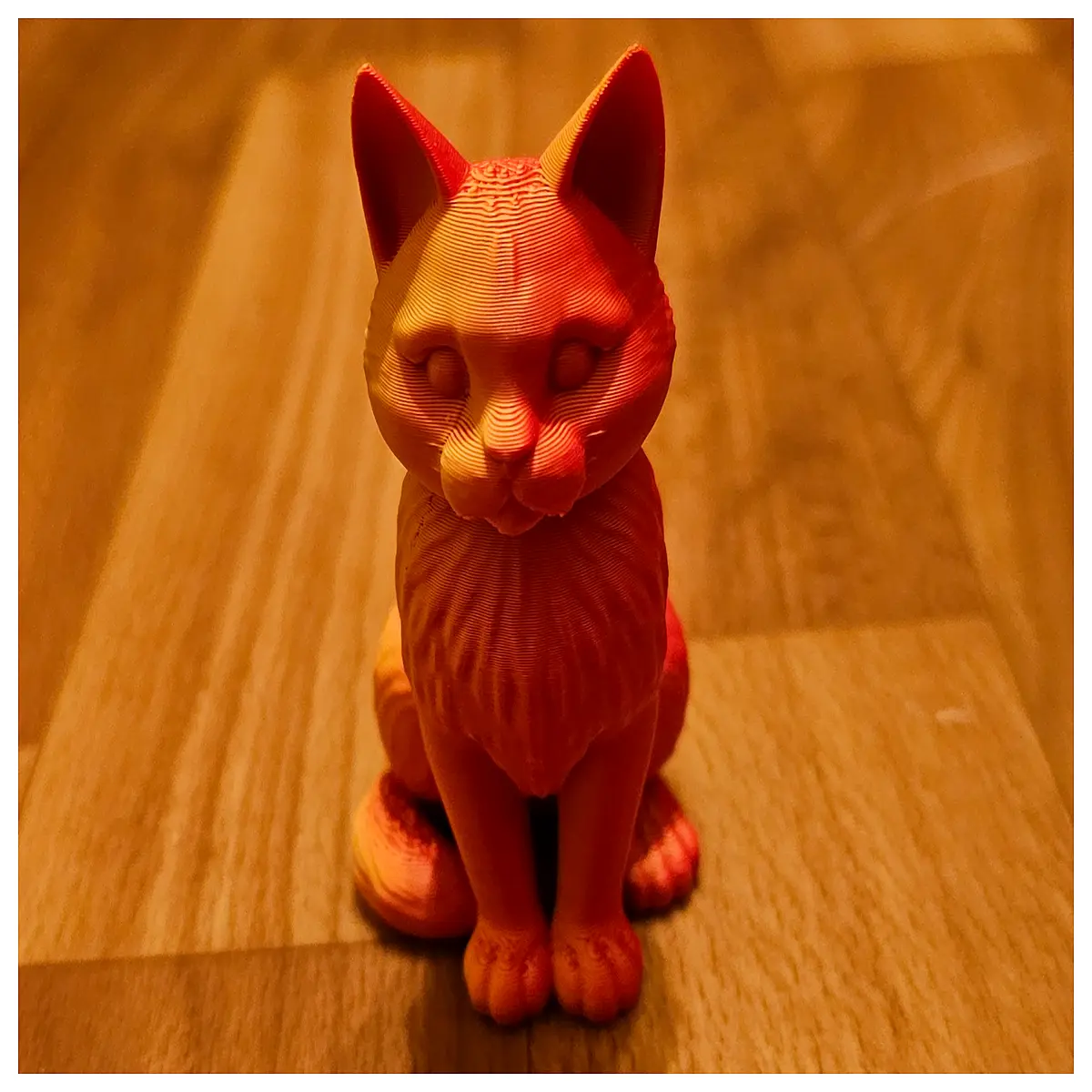 cute sitting cat statue figurine for home decor shelf garden ornament resin animal sculpture