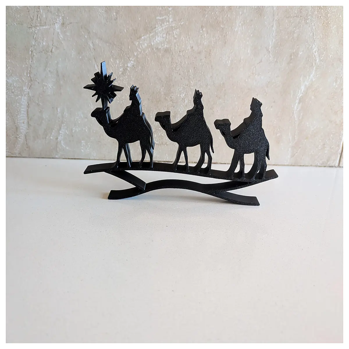 three wise men nativity scene figurines magi kings baby jesus set christmas manger accessories holy family clay statues for crib