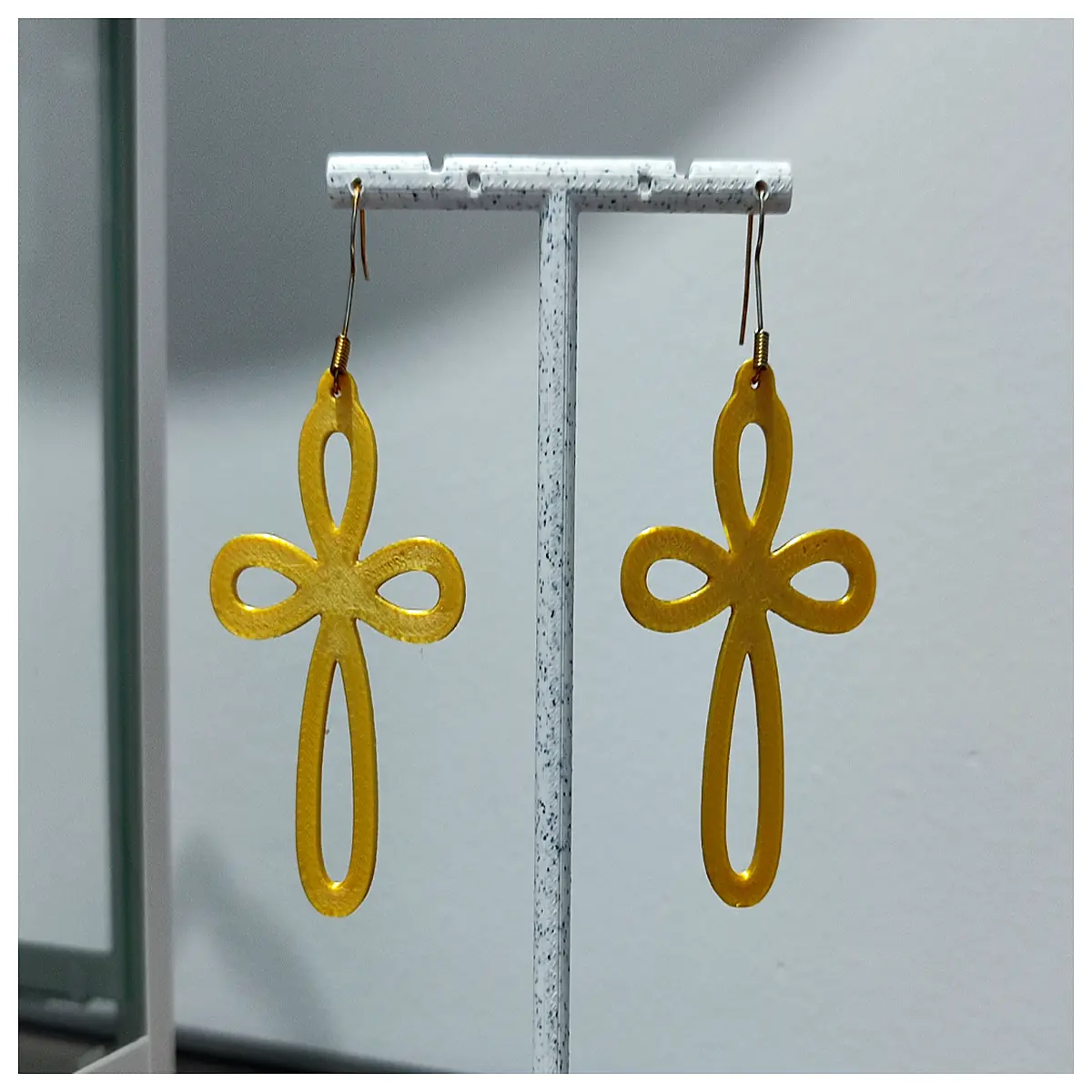 lucky flower petal drop earrings for women boho chic gold silver dangle jewelry gift