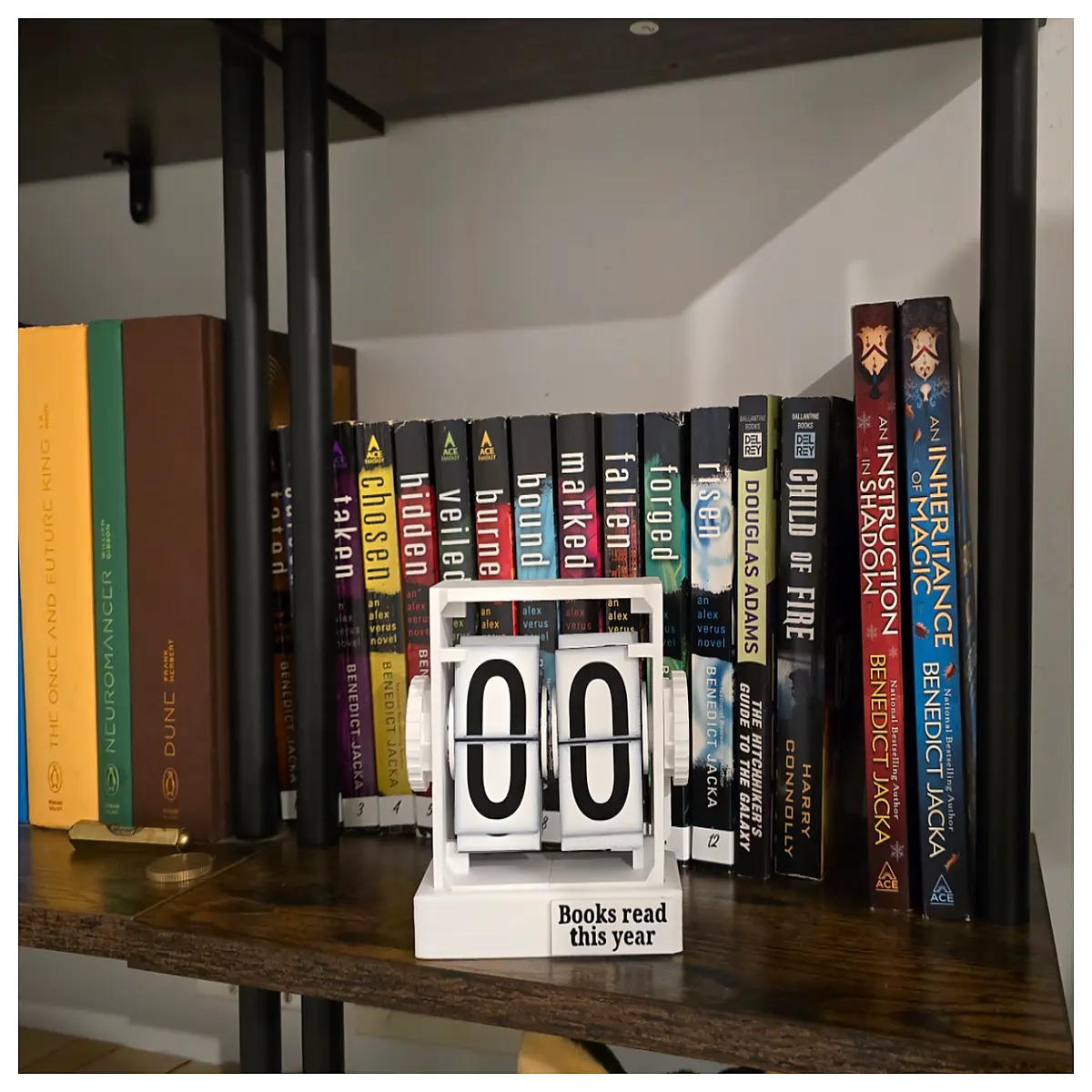 digital book tracker log counter for reading goals progress journal