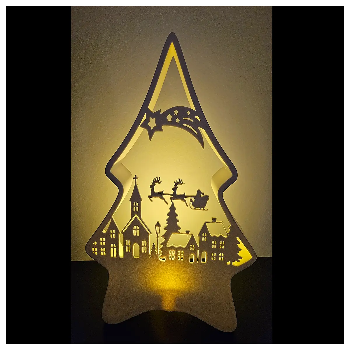 christmas star tea holder candlestick centerpiece holiday table decor