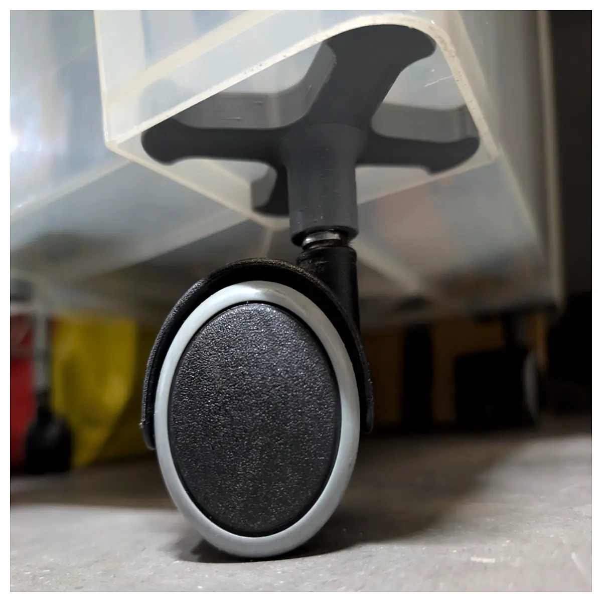 samla container caster adapter wheels replacement for 45l plastic bin storage box mobility upgrade