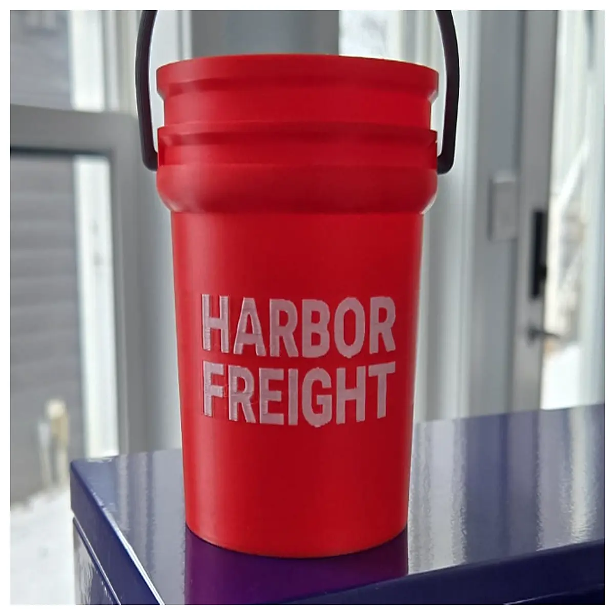 meme humor gallon bucket funny container for garage storage prank gift