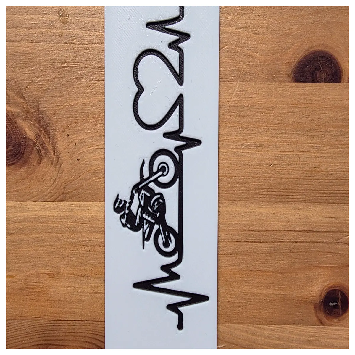 offroad motorcycle bookmark for riders motocross gear gift idea dirt bike enthusiast reading accessory