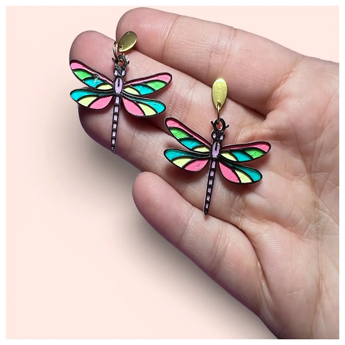 dragonfly earrings for women nature inspired jewelry delicate insect wing studs boho style ear cuffs