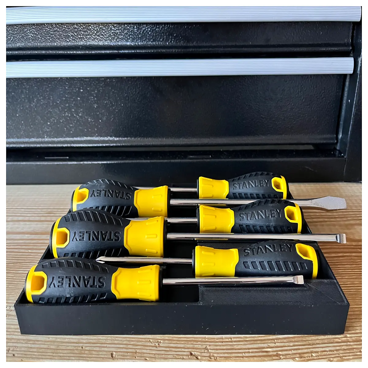 screwdriver holder wall mount magnetic tool organizer rack for garage workshop storage
