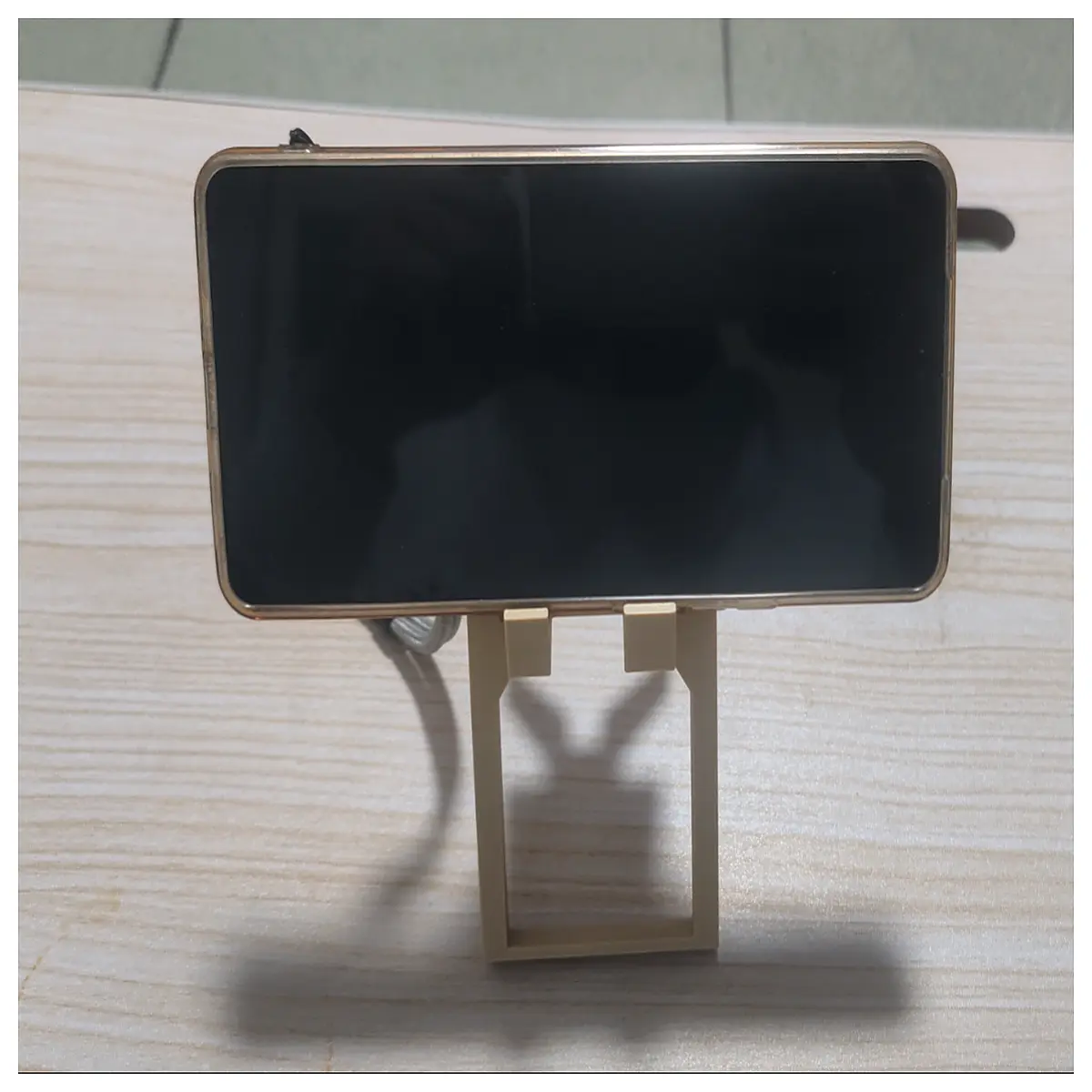 portable foldable phone holder for desk adjustable viewing angle tablet dock compact travel accessory for