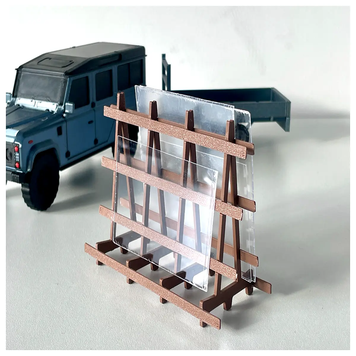 a frame glass storage rack for bottles transport safety duty shelving unit