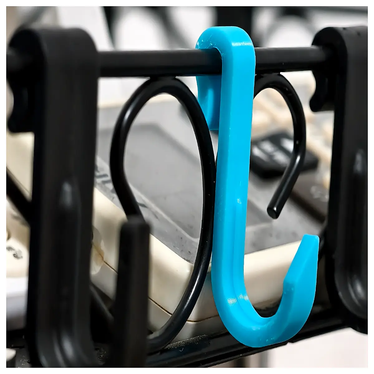 4mm wire shelf s hook clips duty storage organizer binder clips for garage pantry cabinet hanging accessories
